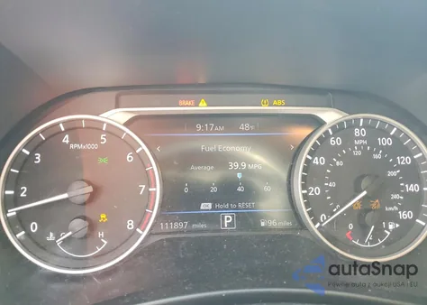 2021 Nissan Sentra Sv z USA, uszkodzony, nr VIN 3N1AB8CV9MY223978